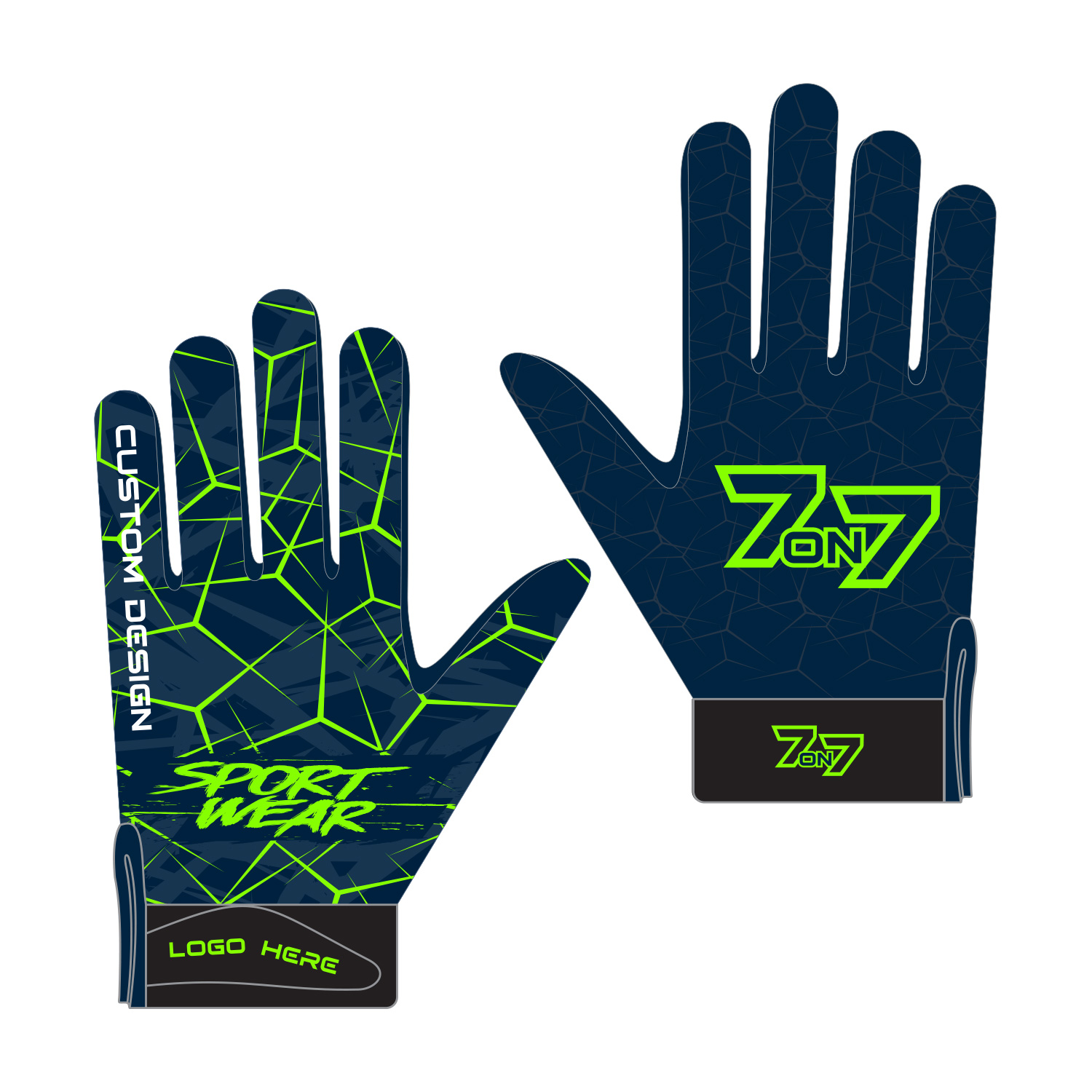 7-on-7-gloves-2 Design Your Own 7v7 Gloves | High-Tack Grip Tech - Image 1